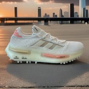 New Women's Size 8.5 Adidas NMD S1 Originals White HQ4465